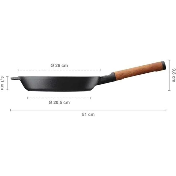 Fiskars Pfanne Norden Gusseisen Grillpfanne 26c – Bild 2