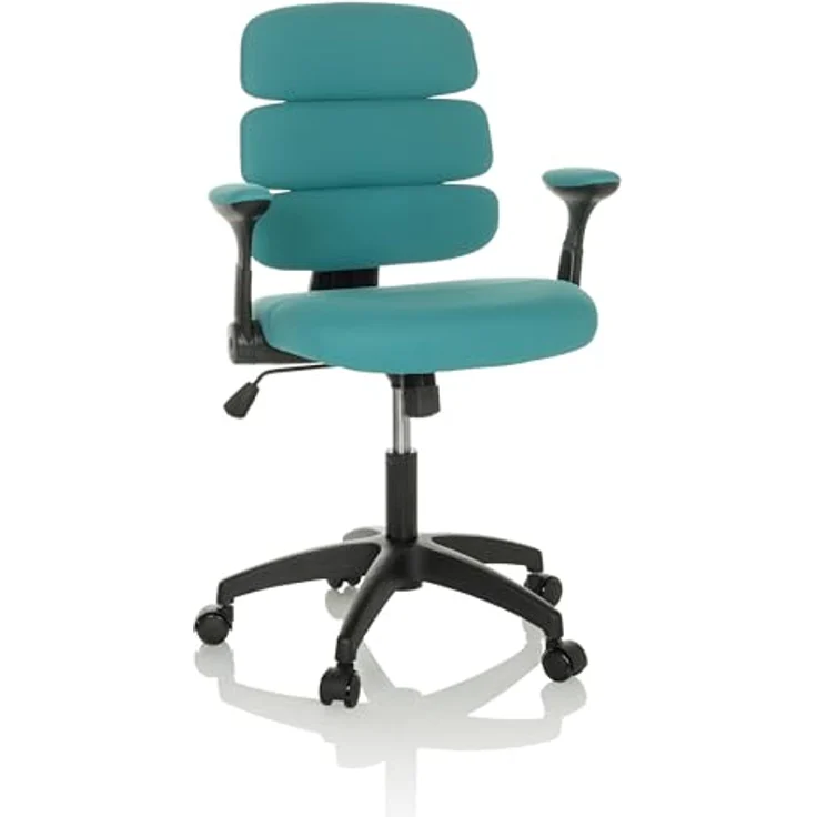 hjh OFFICE Kinderdrehstuhl Kid ERGOLINO B Drehstuhl mit ergonomischer Rückenlehne, Blau, 736433 – Bild 2