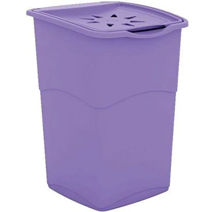 Kis Wäschebox Koral 47 Liter in violett, Plastik, 38x37x53 cm