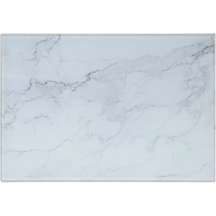 Elegantes Glas-Schneidebrett - Stilvoll und Hygienisch für Ihre Küche Marmor Optik 40 x 30 cm