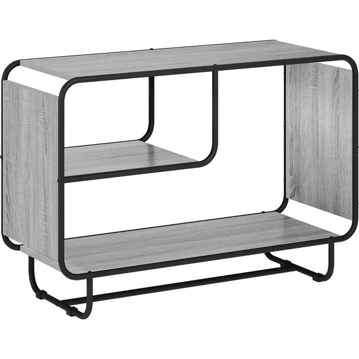 vidaXL Sideboard Sonoma-Grau 93.5 x 37.5 x 64.5 cm Holzwerkstoff 8007945 – Bild 2