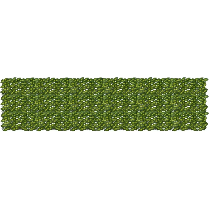 vidaXL Balkonsichtschutz mit Blättern Grün und Gelb 300 x 75 cm 42040668 – Bild 1