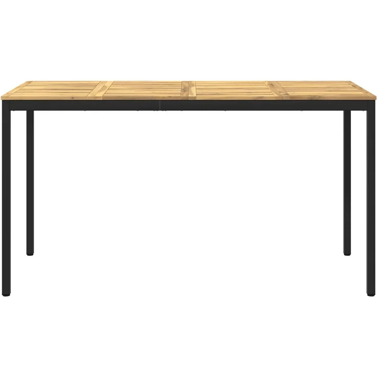 vidaXL Gartenbar-Tisch NAARDEN Weiß gewaschen und Schwarz 901790 – Bild 3