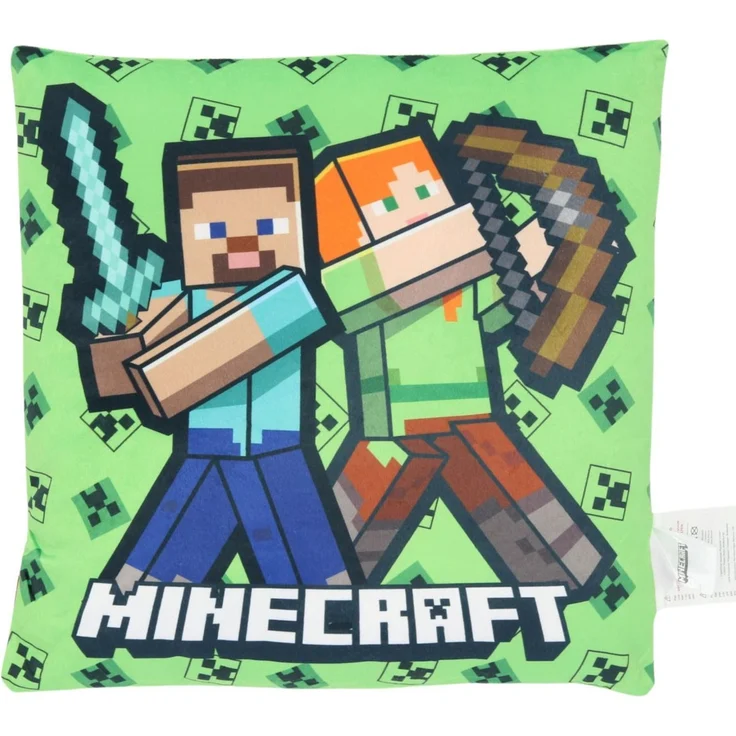 Minecraft Kissen Weiches Dekokissen 1-Stück 38x38 cm mit Serienmotiv – Bild 3