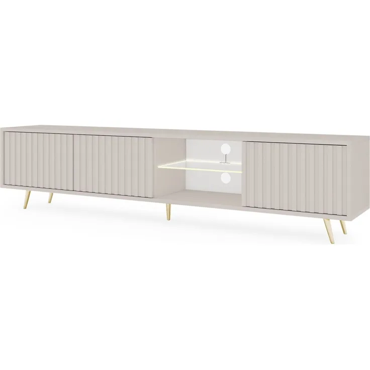 Selsey 'Bello' TV-Lowboard, greige, ca. 43 x 175 x 31 cm
