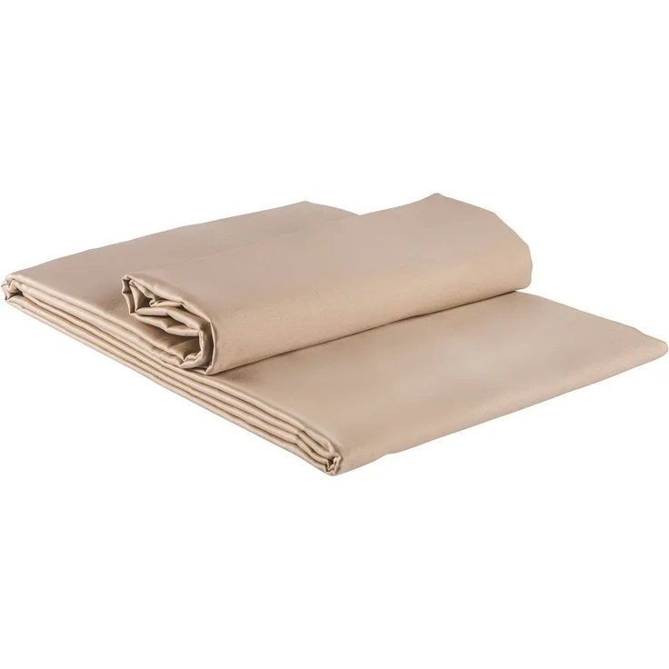 Clinotest Bettlaken Satin, glattes Laken ohne Gummizug in 240x290 cm, Baumwolle, Gummizug: Ohne Gummizug – Bild 3