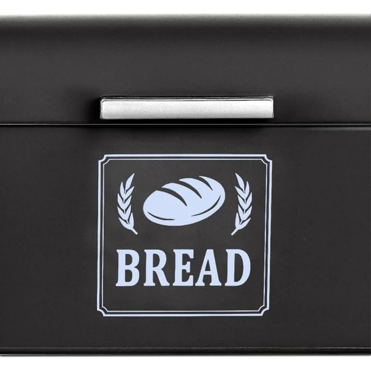 Relaxdays Retro Brotkasten mit Deckel & Griff – Bild 5