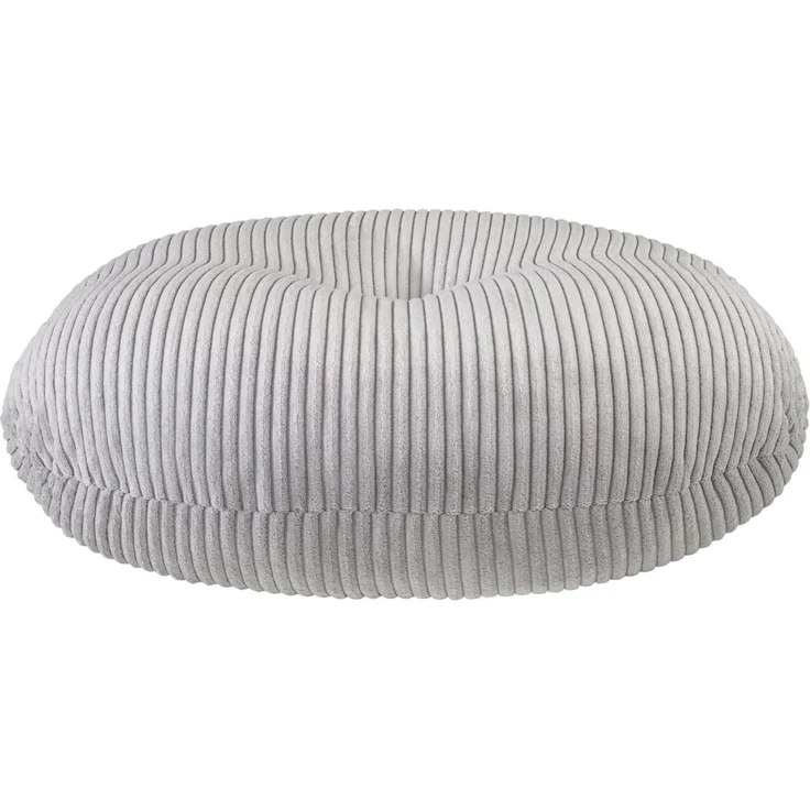 XDREAM Pouf rundes Bodensitzkissen, Meditationskissen, Sitzhocker, Fußhocker (1-St), vielseitig verwenbar, modernes Korddesign – Bild 1