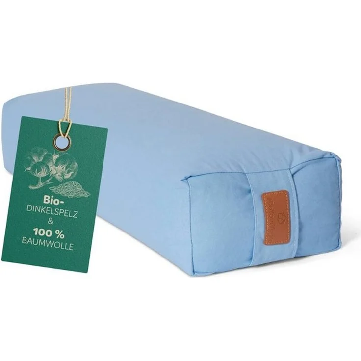 #DoYourYoga Yogakissen Yoga Bolster Paravati, gefüllt mit Bio-Buchweizenschalen,Yogakissen 67x22x13cm – Bild 4
