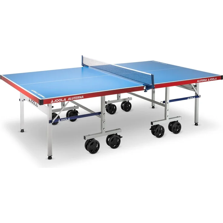 Joola 'Aluterna' Outdoor-Tischtennisplatte inkl. Netz, wetterfest, Aluminium / Kunststoff-Verbund blau, 152,5 x 274 x 76 cm – Bild 1