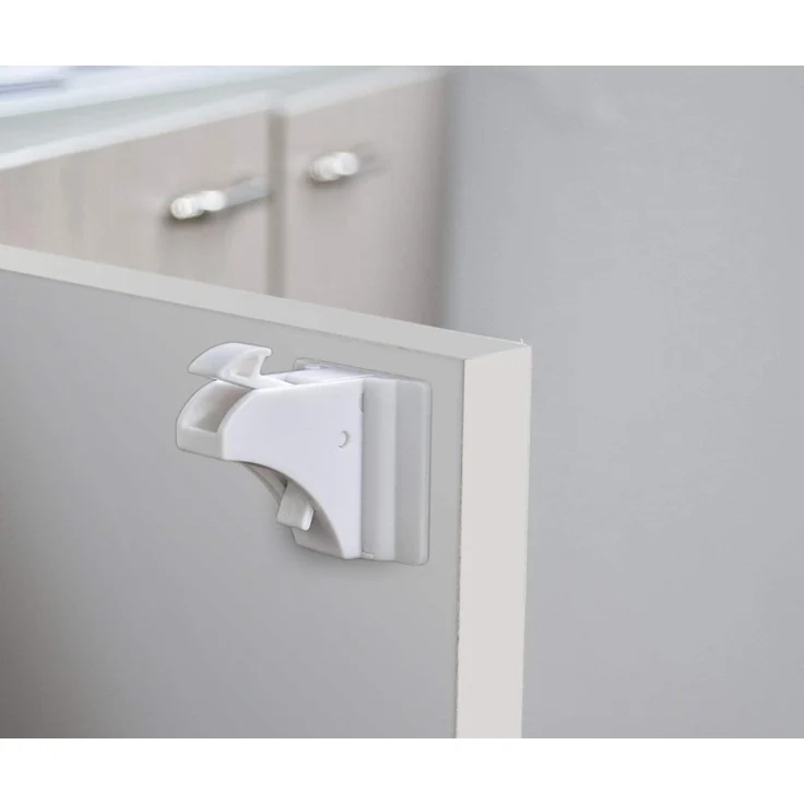 Babysicherheit Magnetisches Schrankschloss 20 Schlösser mit 3 Schlüssel, unsichtbare Kindersicherung für Schrank und Schubladen, ohne Bohren und Schrauben - Norjews – Bild 5
