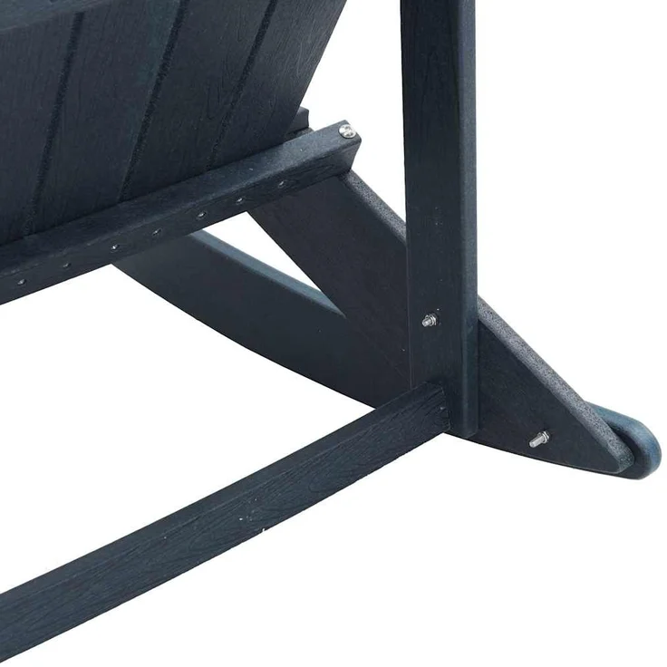 vidaXL Adirondack Schaukelstühle 2 pcs Marineblau HDPE 3335835 – Bild 8