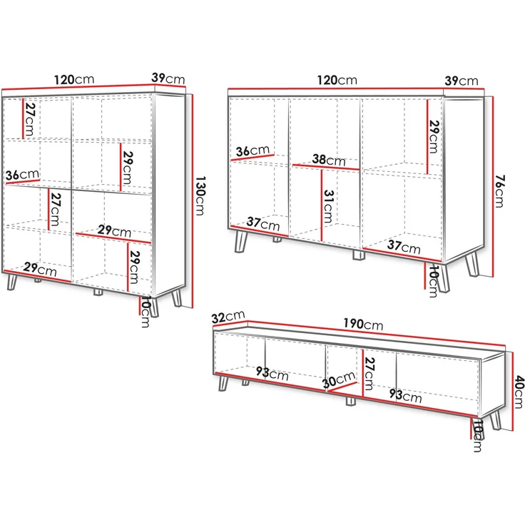 Wohnzimmer-Set Parsea II (Farbe: Cashmerebeige) – Bild 6