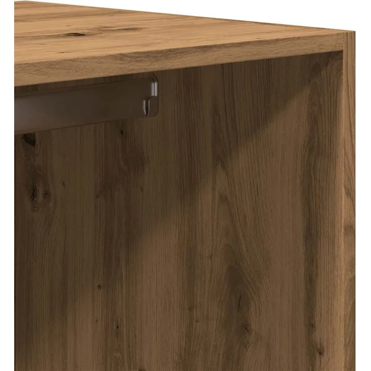 vidaXL Kleiderschrank Artisan-Eiche 80x50x200 cm Holzwerkstoff 3307755 – Bild 8