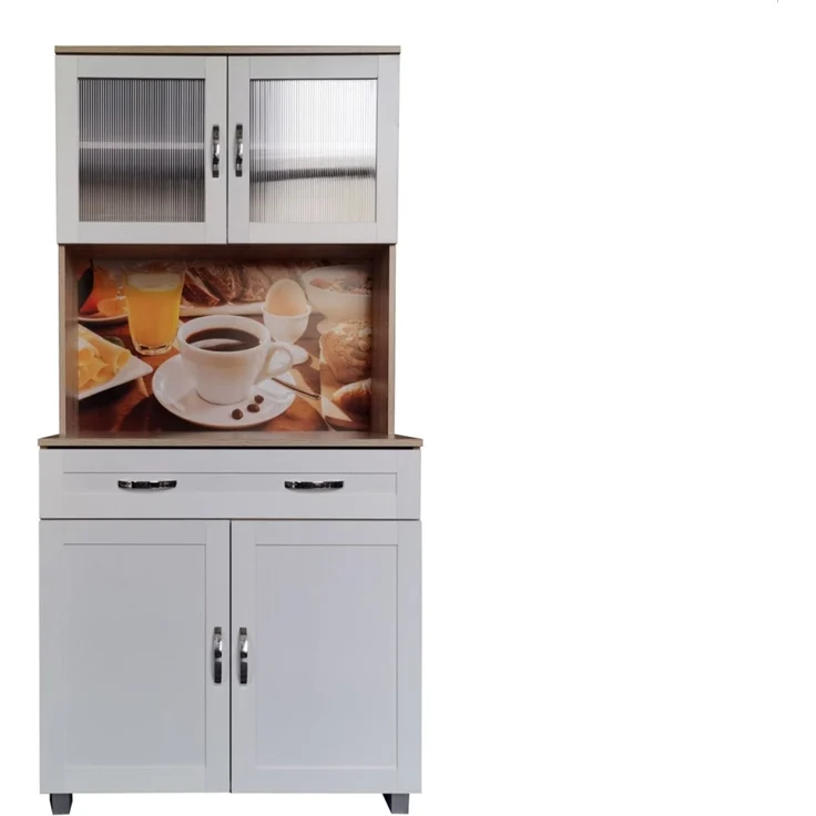 HTI-Living Hochschrank Küchenbuffet 1 Schublade Blanca Bistro (Stück, 1-St, 1x Schrank Blanca, ohne Dekoration) Küchenschrank Hochschrank – Bild 1