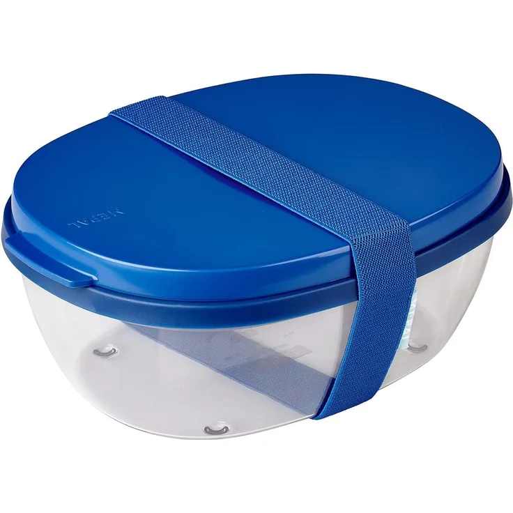 Mepal Salatbox Ellipse Vivid Blue