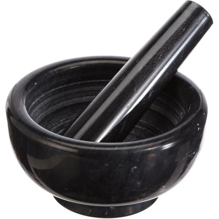 Küchenprofi Mörser 12cm Marmor schwarz
