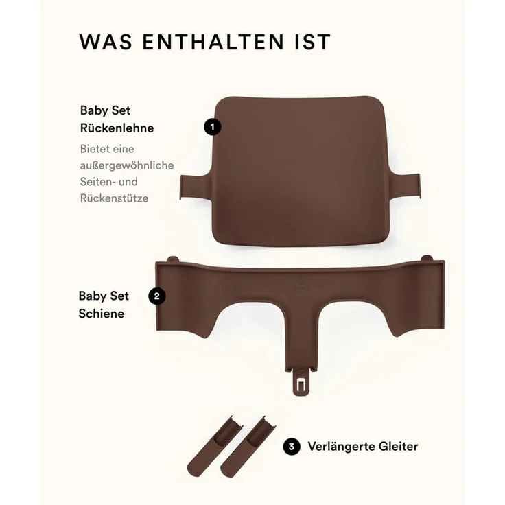 Stokke Tripp Trapp® Baby Set² Oak Warm Brown – Bild 3