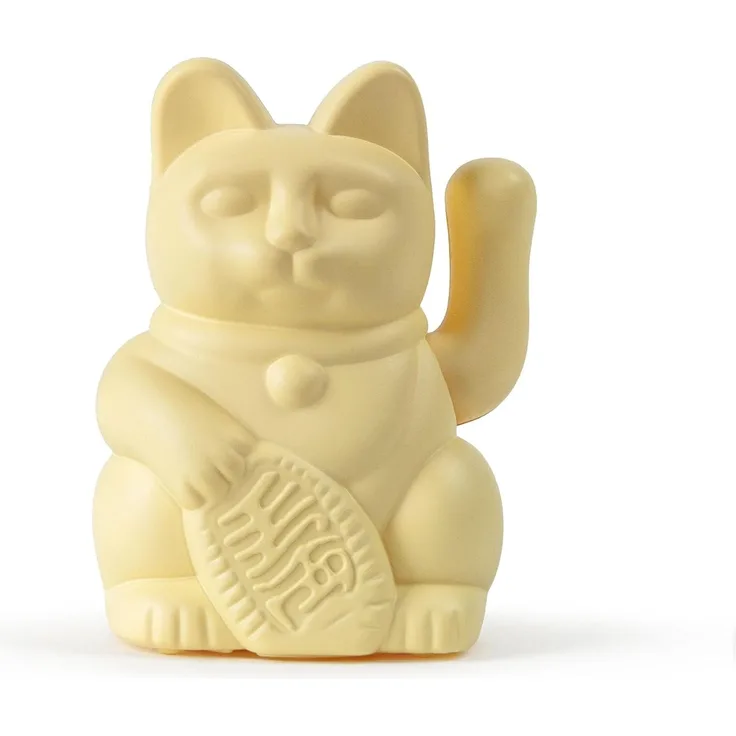 Donkey Winkekatze Solar Lucky Cat Gelb