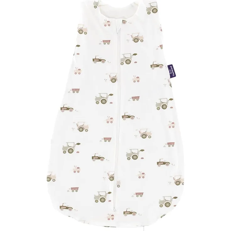 Sommerschlafsack LIEBMICH Baumwolle Little Farm grün, Größe 110