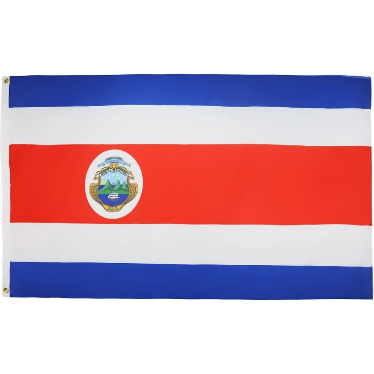 AZ FLAG - Flagge Costa Rica - 150x90 cm - Kostaricanische Fahne 90x150 Cm Feiner Polyester - Flaggen