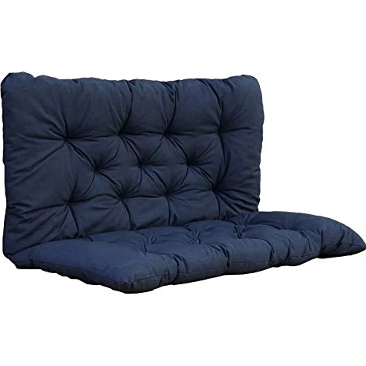 Ambientehome Auflage Bankkissen Bankauflage Polsterkissen 100 x 98 x 8 cm dunkelgrau – Bild 2