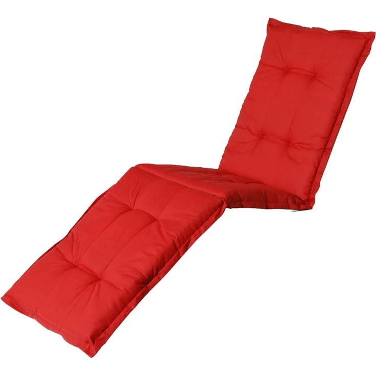 Allibert Liegenauflage Basic ca. 200 x 65 cm rot 50 % Baumwolle, 50 % Polyester – Bild 1