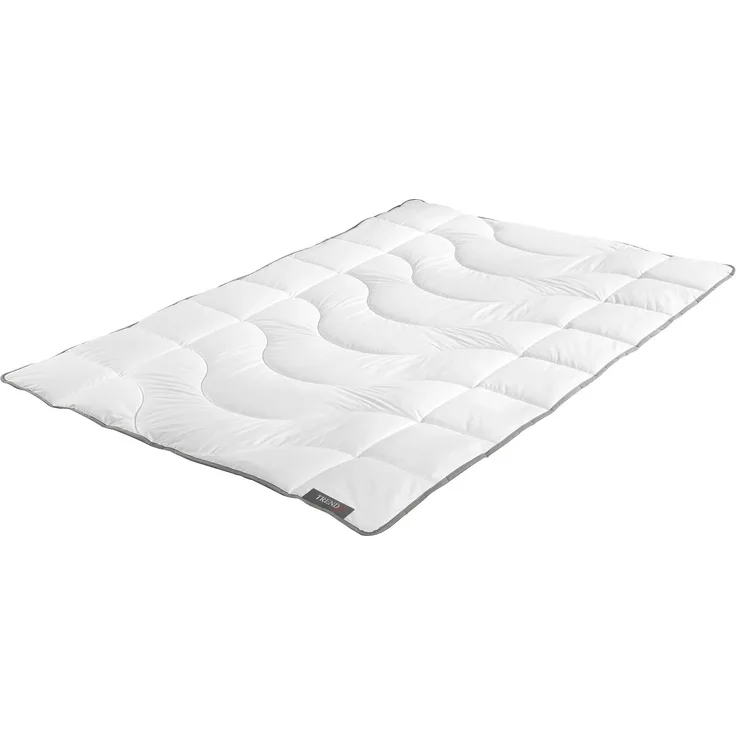 Badenia Trendline Monosteppbett, Baumwolle, Weiß, 155 x 220 x 5 cm