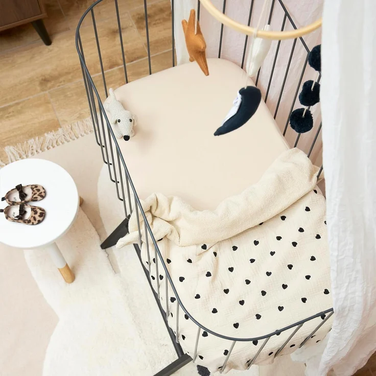 Meyco Baby Uni Spannbettlaken Co-Sleeper - 2 Stück – Bild 5
