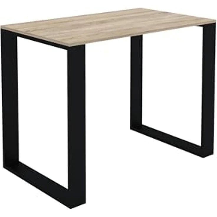 AKKE Esstisch, Esszimmertisch LOFT Schwarze Beinen Küchentisch Bürotisch 2mm-PVC – Bild 3