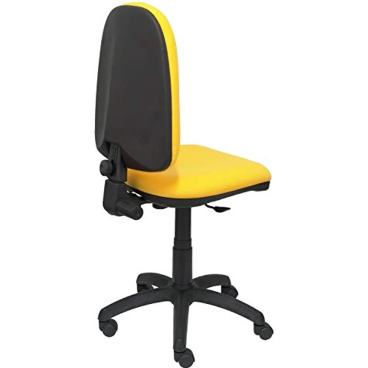 PIQUERAS Y CRESPO Modell 04CP Ergonomischer Bürostuhl mit Permanentkontaktmechanik und höhenverstellbar Sitz und Rücken gepolstert in Stoff BALI gelb – Bild 9