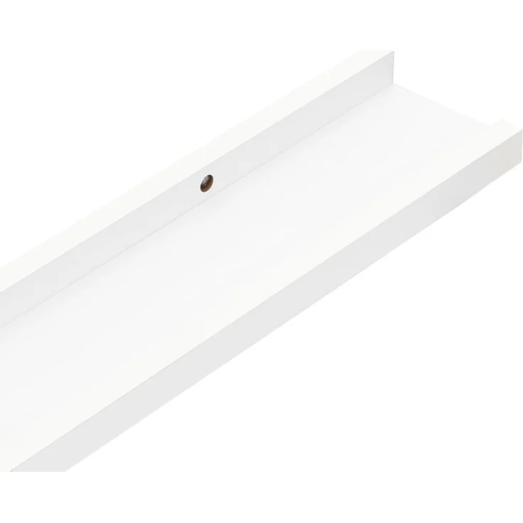 vidaXL Wandregale 2 Stk. Weiß 100x9x3 cm 326658 – Bild 9