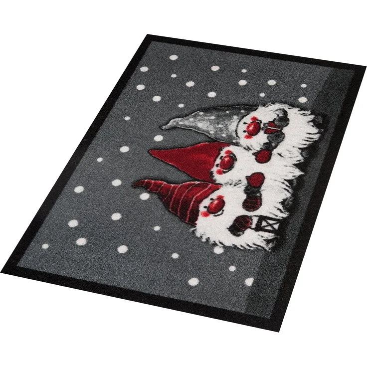 HANSE Home Fußmatte 3 Zwerge, Türmatte, rechteckig, Höhe: 7 mm, Schmutzfangmatte, Outdoor, Rutschfest, Weihnachten, Waschbar, Innen – Bild 5