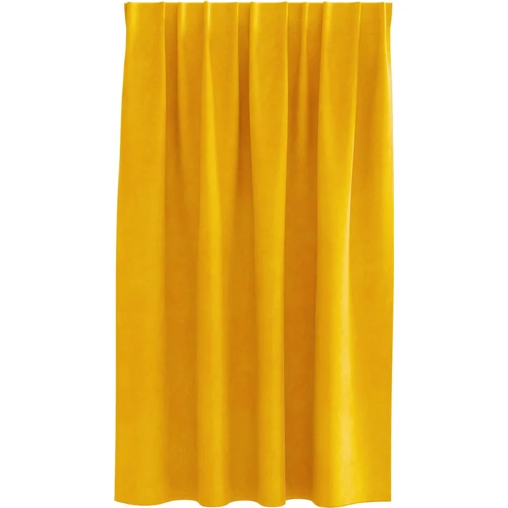 vidaXL Vorhänge 2 stk. Senfgelb 140 x 140 cm Samt 4107273 – Bild 4