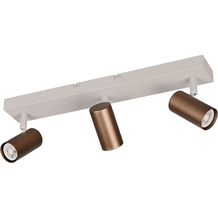 Deckenstrahler TARYN Coffee / Grau 3-flammig, Breite 41cm – Bild 2