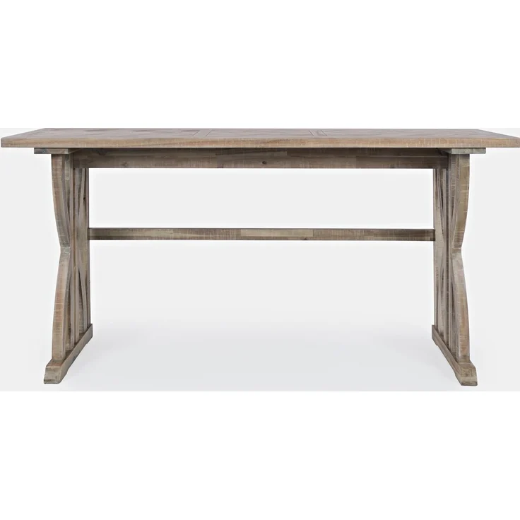 Livin Hill Avola AV1933-74 Stehtisch mit Hockern, Akazienholz, Furnier, Stoff, 91,5 x 46 x 188 cm – Bild 2