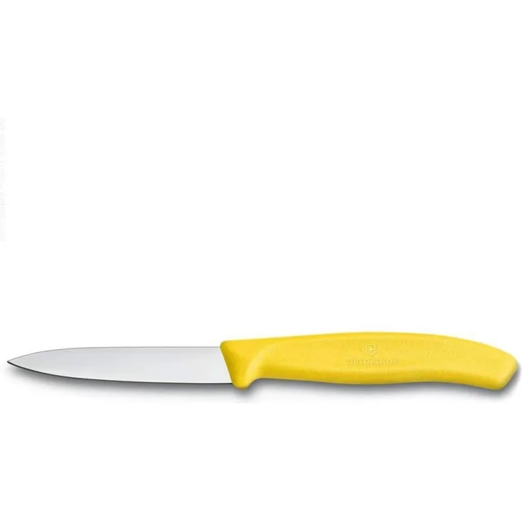 VICTORINOX Gemüsemesser Swiss Classic silber, gelb, Klinge: 8,0 cm