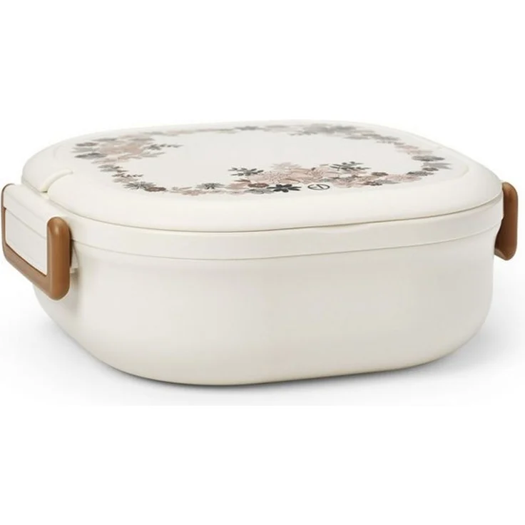 Elodie Lunchbox Elodie Details - Lunch Brotbox - Blue Garden - 17x18,5x7 cm, Kunststoff – Bild 1