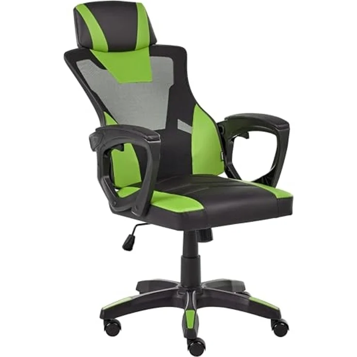 Bürostuhl IGNIS Kunstleder Limettengrün – Bild 4