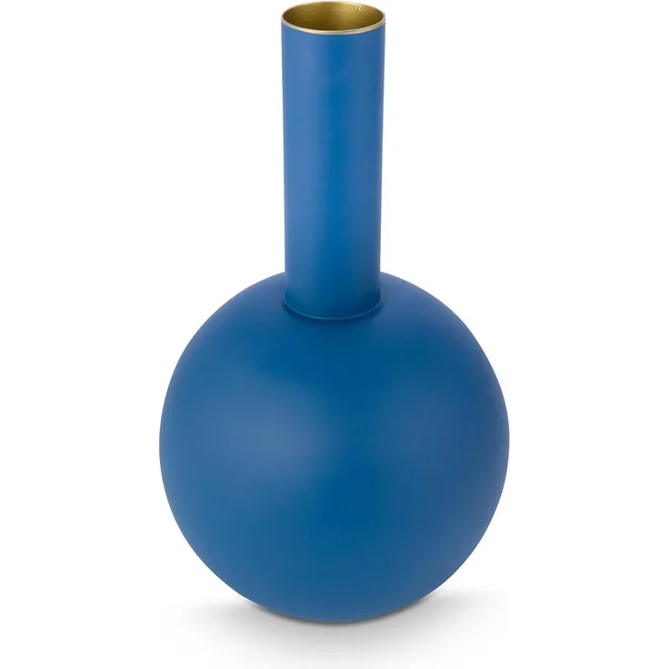 PIP Studio Vase Metal Matt Blue 24.5x42