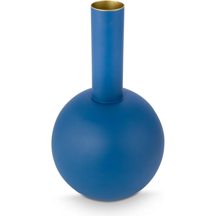 PIP Studio Vase Metal Matt Blue 24.5x42 – Bild 1