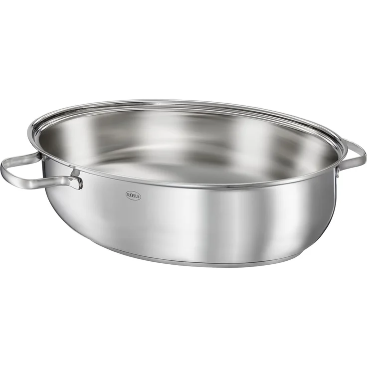 Rösle Bräter Oval PUREELEMENTS Edelstahl Deckel ProCeraPlus – Bild 2