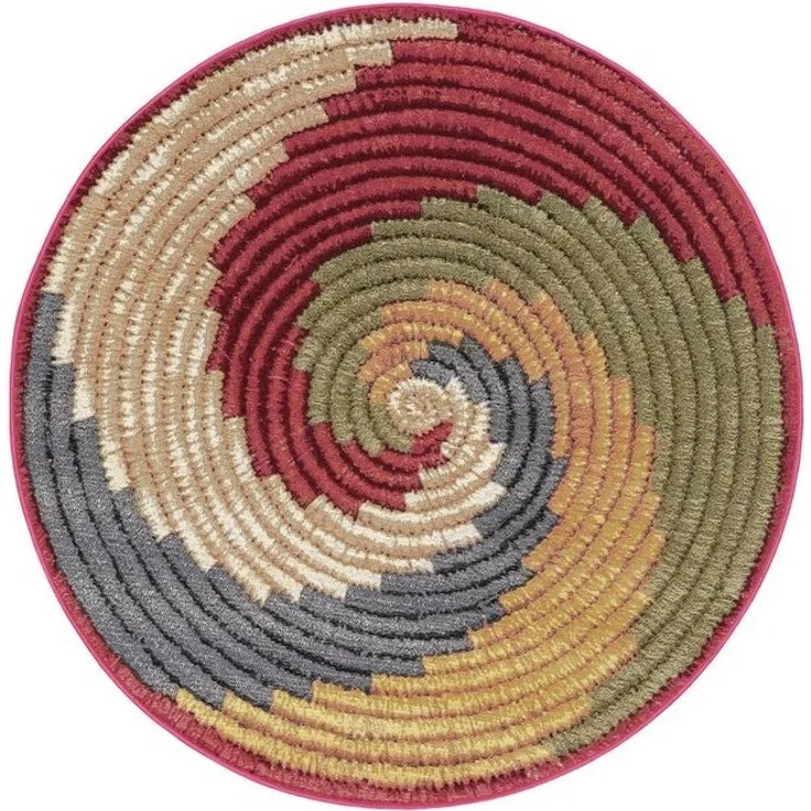 benuta Outdoorteppich Kenya, rund, Höhe: 5 mm, Kunstfaser, Berber, Ethno-Style, Wohnzimmer