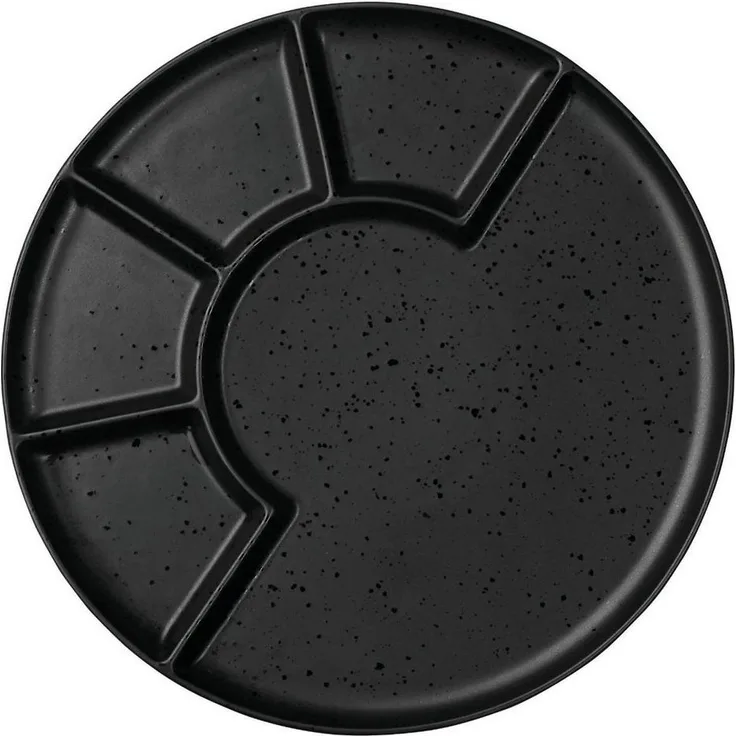 ASA Aperitifteller, kuro d. 24,2 cm, h. 1,6 cm