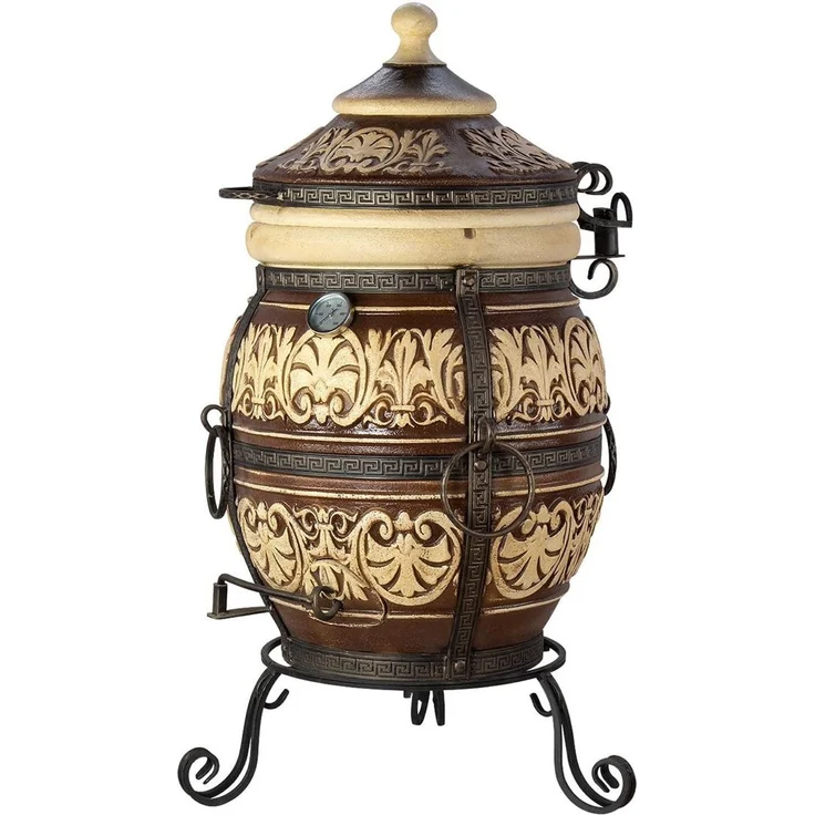 Tandoor Salam aus Schamott mit Zubehör Classic 7-teilig – Bild 2