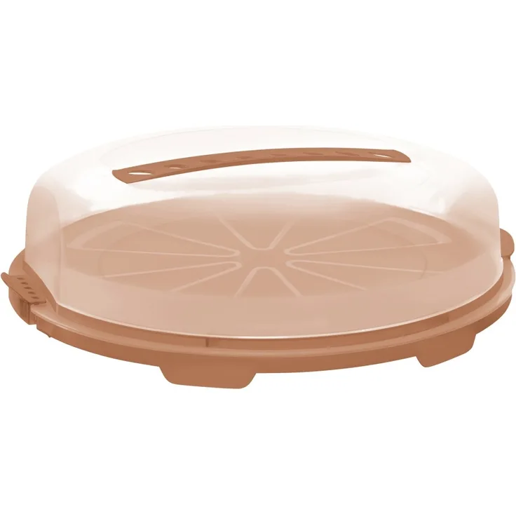 Rotho Tortenglocke flach Fresh Ø 35 x 12 cm koralle