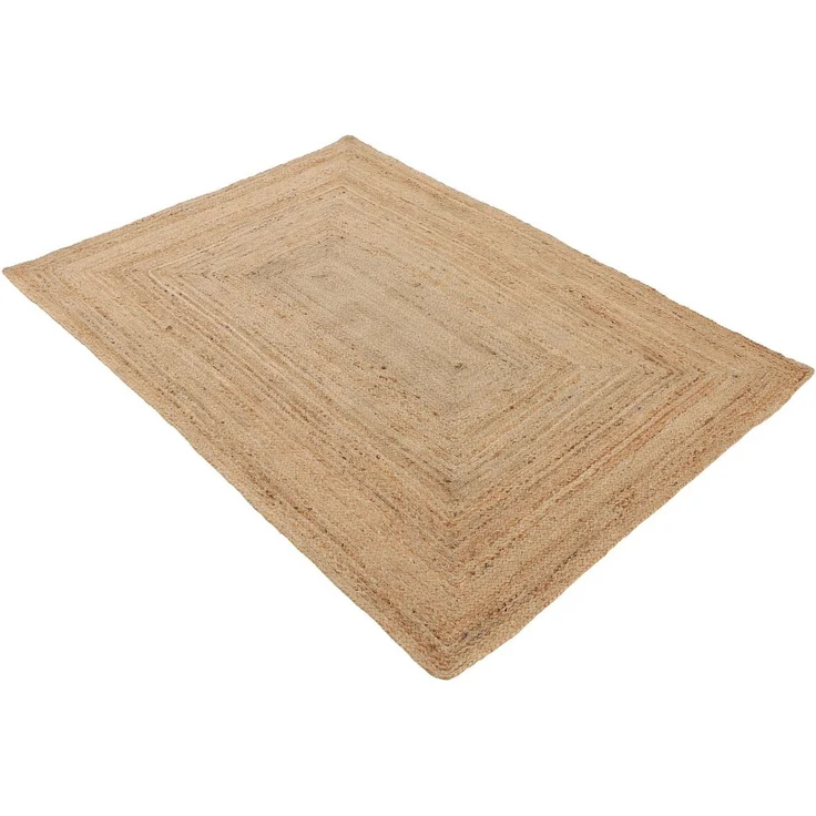 carpetfine Teppich Nele Juteteppich Naturfaser, rechteckig, Höhe: 6 mm, geflochtener Wendeteppich aus 100% Jute, quadratisch und als Läufer – Bild 3