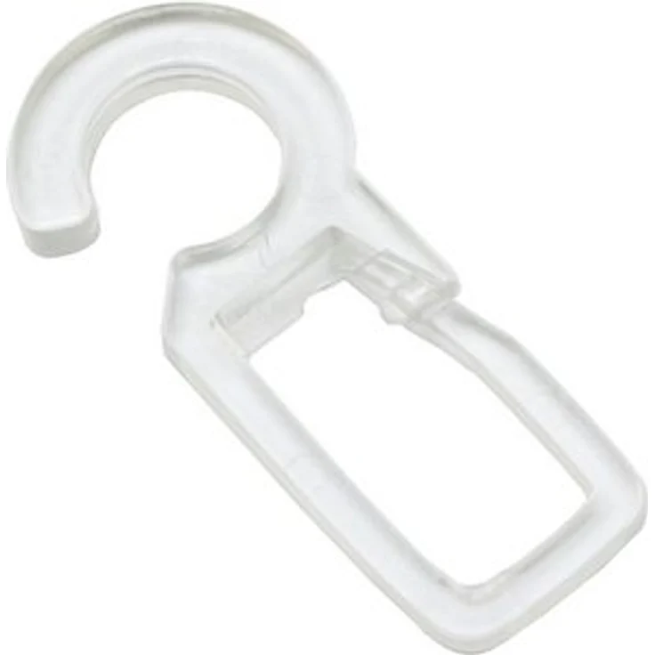 GARDINIA Faltenclip Gardinenhaken Kunststoff, (10-St), Zubehör Vitragestangen/Caféhausstangen – Bild 6