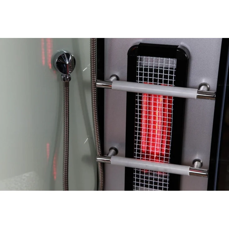 XXL Luxus LED Dampfdusche + Infrarotsauna Kombi Infrarot Sauna-Wärmekabine – Bild 2