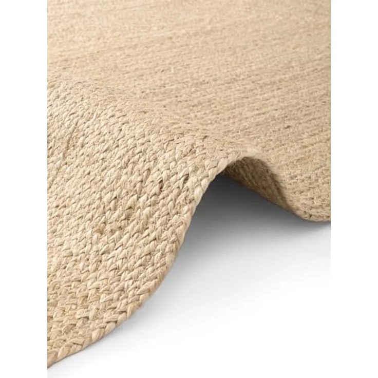 XXXL Juteteppich Sharmila, Creme, rechteckig 120x180 cm, Oeko-Tex® Standard 100, pflegeleicht und beidseitig verwendbar, für Fußbodenheizung geeignet – Bild 6